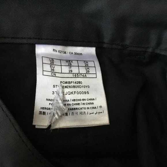 G By GUESS Men's Pants Slim Fit Jeans Pockets Logo Straight Shine Black 29 - Picture 8 of 8